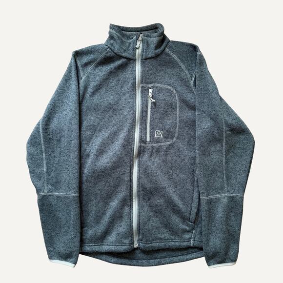 Size M - Avalanche Men's Full Zip Fleece Jacket Gray - Picture 1 of 4